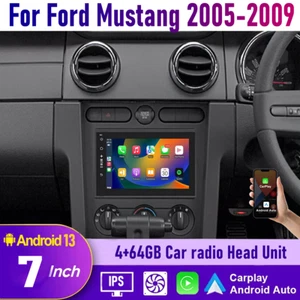 Kit de actualización de unidad principal automática CarPlay Android inalámbrico de 7" para Ford Mustang 2005-09 - Imagen 1 de 17