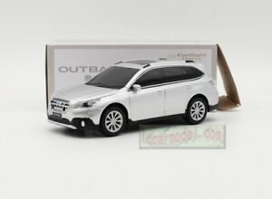 1/40 Dealer version Subaru Outback Eyesight car toy Plastic silver color