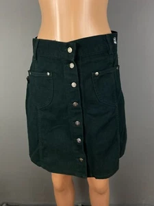 Versace Jeans Couture Womens Skirts Button Up Vintage Italy Green Size 31 - Picture 1 of 15