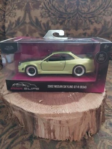 🔥Jada Pink Slips 1/32 2002 Nissan Skyline GT-R R34 - Picture 1 of 1
