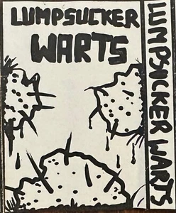 Lumpsucker ‎– Warts (Cassette AU 1990 NM/NM) Grunge, Psychedelic Rock - Picture 1 of 4