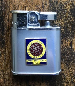 RARE WORKS US Navy Army Joint Task Force Seven 7 AEC DoD Atomic Bomb Lighter - Picture 1 of 9