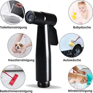 Edelstahl Bidet Brause mit Halter WC Hand Duschkopf Intim Hygiene Dusche Bad DE - Bild 1 von 14