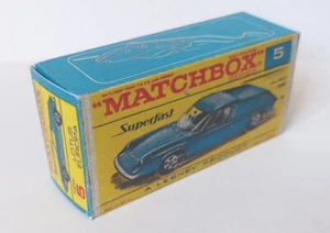 Matchbox Superfast #5a 1:55 Lotus Europa blu Repro Box tipo H Lesney Series - Foto 1 di 4