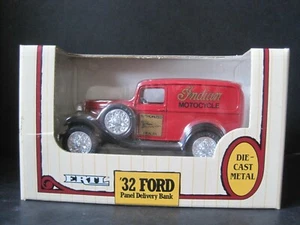 Vintage Indian Motorcycles 1932 Ford Panel Delivery Truck Die-Cast Bank New NOS - Picture 1 of 7