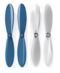 Hubsan X4 H107C Blue Clear Propeller Blades Props Propellers Transparent - Picture 1 of 1