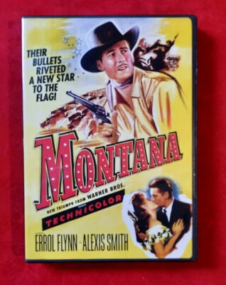 MONTANA 1949 DVD Errol Flynn / Alexis Smith WESTERN As New - All Region - image 1 of 3