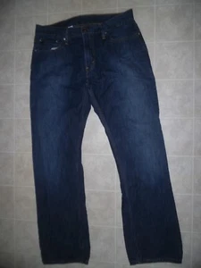 Levi 514 Slim Straight Blue Jeans Tag 38x32 Excellent - Picture 1 of 3