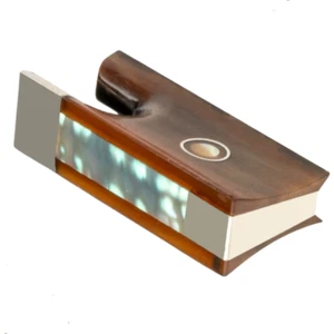 LOOK Bow Frog High Quality red Ox Horn Violin Bow Frog 4/4 Violin Parts New - Picture 1 of 5