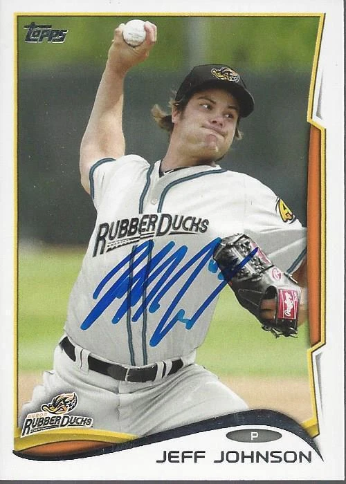 Jeff Johnson Cleveland Indians 2014 Topps Pro Debut Signed Card - Image 1 of 1