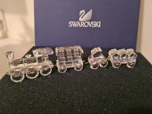 JUEGO TREN 4 PIEZAS CRISTAL SWAROVSKI  - Imagen 1 de 5