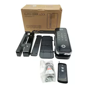 App Smart WIFI Lock Office Intelligent Fingerprint Digital Glass Door Lock Built - Picture 1 of 7