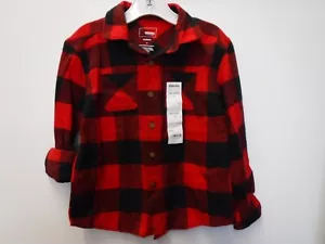 CAMICIA MANICA LUNGA RAGAZZO TAGLIA 4 SONOMA NERA ROSSA QUADRI FLANELLA NUOVA #19943 - Foto 1 di 1