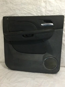 2013 Chevrolet Silverado 1500 Crew Cab Rear Left Door Trim Panel Black OEM - Picture 1 of 4