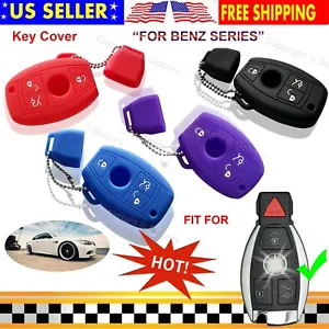 Silikon Abdeckung Schutz Einstieg Anhänger Etui Halter Skin für Mercedes Benz Smart Key - Bild 1 von 15