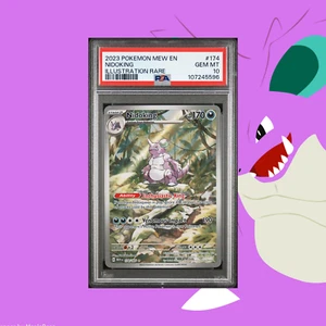 PSA 10 POKEMON MEW EN-151 174 NIDOKING ILUSTRACIÓN RARO - Imagen 1 de 6