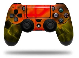 Skin for Sony PS4 Controller Cubic Shards Yellow - Picture 1 of 3