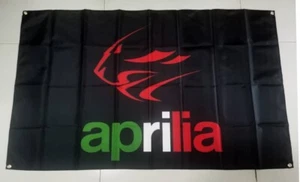 Aprilia Sign Flag Banner 90x150cm Garage Man Cave - Bild 1 von 5