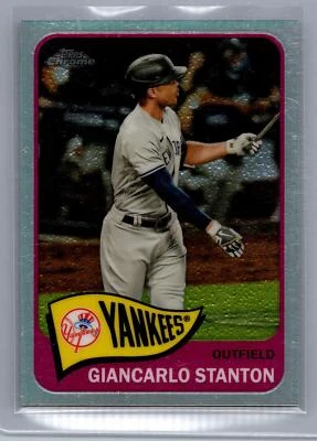 2021 Topps #TH65-34 Giancarlo Stanton Card 1965 Topps Redux Chrome - Image 1 of 2