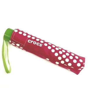 Crocs leichter 9" kompakter fuchsiafarbener Regenschirm - Bild 1 von 4