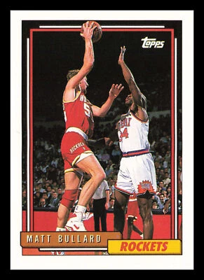 Matt Bullard #274 1992-93 Topps Houston Rockets Basketball - Image 1 of 2