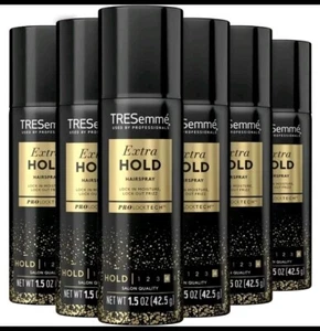 6 PACK Tresemme Hair Spray Travel Size Strong Hold 1.5oz Cans - Picture 1 of 9