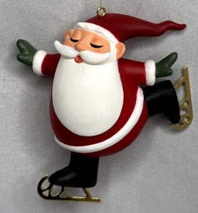 Hallmark Keepsake Ornament 2013 patinaje Santa Claus edición limitada ¡usado en excelente estado! - Imagen 1 de 8