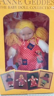Muñeca vintage 1999 Anne Geddes The Baby Doll Collection 14" Stephanie nueva en caja Foto 1 de 4