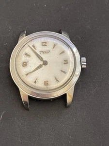tissot vintage watch 1953 cal. 27b 21 orologio cassa acciaio - Foto 1 di 8