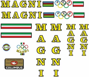 Adesivi Telaio MAGNI PEP Corsa 1974 - Imagen 1 de 2