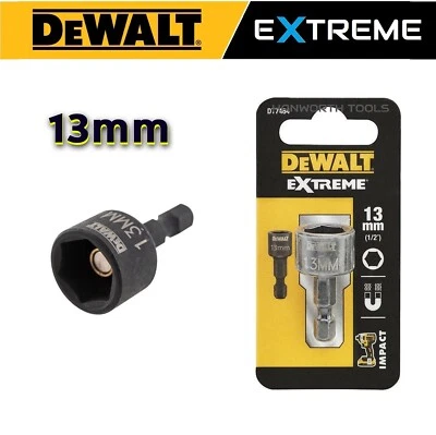 DeWALT Nut Driver 13mm Extreme Magnetic Compact Nut Setter Impact Socket DT7464 - Image 1 of 4