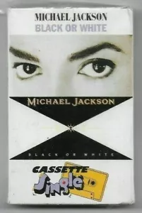MICHAEL JACKSON BLACK OR WHITE RARE EUROPEAN CASSETTE SINGLE, SEALED - Picture 1 of 1