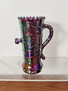 FENTON AMETHYST CARNIVAL GLASS TOWN PUMP 1979 ICGA - Bild 1 von 7