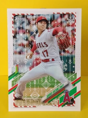 2021 Topps Holiday #HW80 Shohei Ohtani Angels - Image 1 of 2