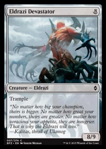 x1 Eldrazi Devastator - Battle for Zendikar - NM - MTG - Image 1 of 1
