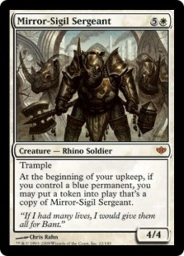 Mirror-Sigil Sergeant - Conflux #12/145 MTG Magic The Gathering - Image 1 of 1