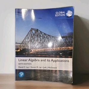 Linear Algebra and Its Applications SIXTH EDITION Global Edition PRE OWNED Good - Picture 1 of 6