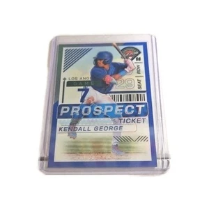 2024 Panini Prospect Edition - Kendall George, LA- #137 Green Prizm 066/149 RC - Foto 1 di 3