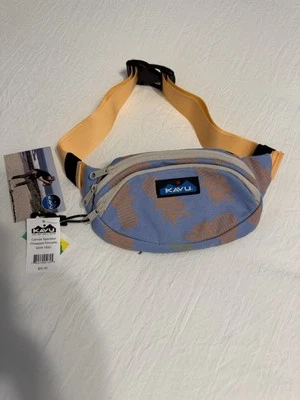 KAVU Spectator Fanny Pack Waist Cross Body Blue & Orange Pineapples EUC - Image 1 of 4
