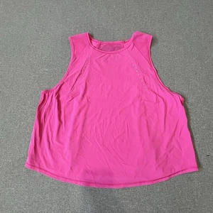EUC Lululemon Sculpt Cropped Tank Top Lightweight Stretch Pink Retails $68 - Picture 1 of 4