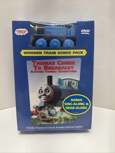 Thomas & Friends Thomas Comes To Breakfast Limited Edition DVD Wooden Train New - Picture 1 of 2