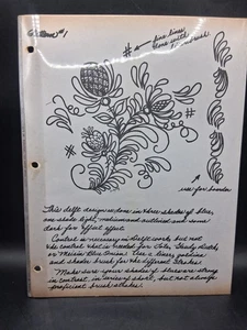 Lady Bug Creation '71 Plantilla Instrucción Floral #2 Jan McCraw - Imagen 1 de 1