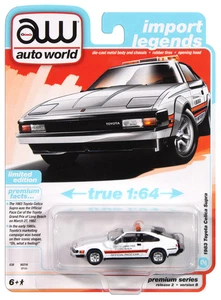 1983 Toyota Celica Supra White Auto World Premium 2024 Release 2 1:64 Scale - Picture 1 of 3