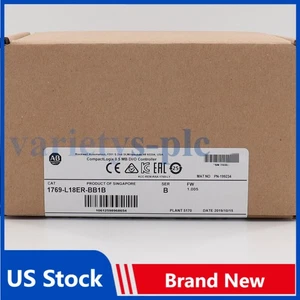 Sealed AB 1769-L18ER-BB1B SER B CompactLogix 0.5MB DI/O Controller US Free Tax - Picture 1 of 5