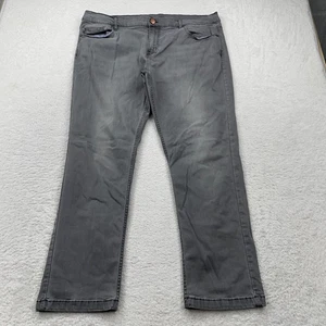 Mugsy Gray Wash Jeans Straight Leg Denim Casual Pants Mens 42x32 - Picture 1 of 12