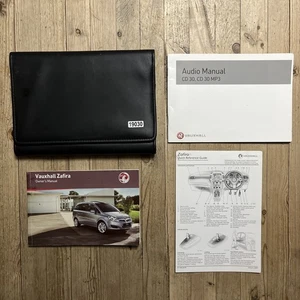 Vauxhall (Opel) Zafira Bj 09-15 Betriebsanleitung Handbuch Packung und Brieftasche 2010 Ref19030 - Bild 1 von 23