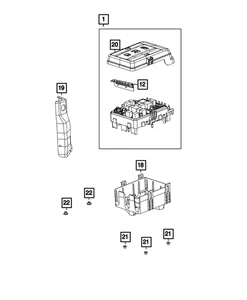 Genuine Mopar Power Distribution Center 68467639AA - Picture 1 of 4