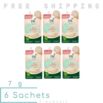 6 Sachets X 7 g BK Acne Cushion AntiPollution SPF50+ PA++++ Sunscreen Facial - Image 1 of 4