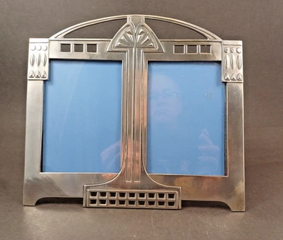 Jugendstil Fotorahmen Zinn versilbert  WMF um 1900 Nr. 92/2 - Bild 1 von 4
