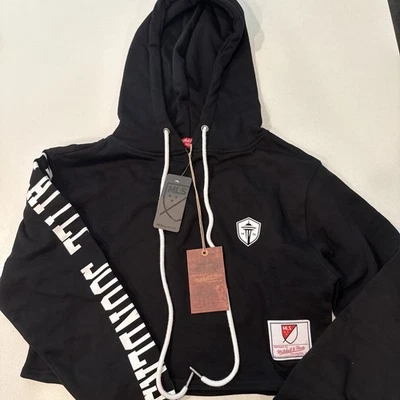 *New With Tags* Mitchell & Ness  Seattle Sounders Women's Crop Top Hoodie SZ: XS - Image 1 of 4